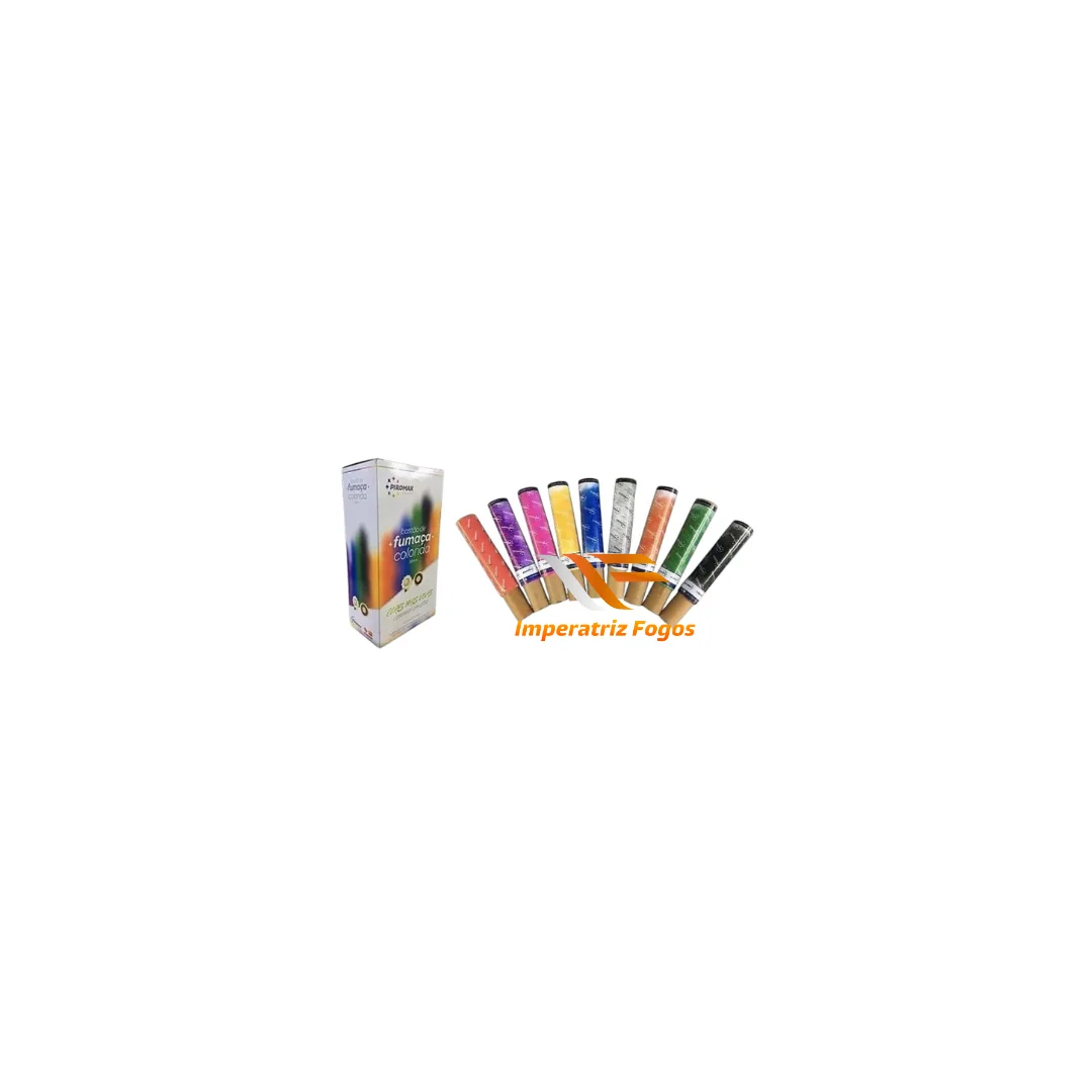 Bastao de Fumaca Colorida Piromax 38mm
