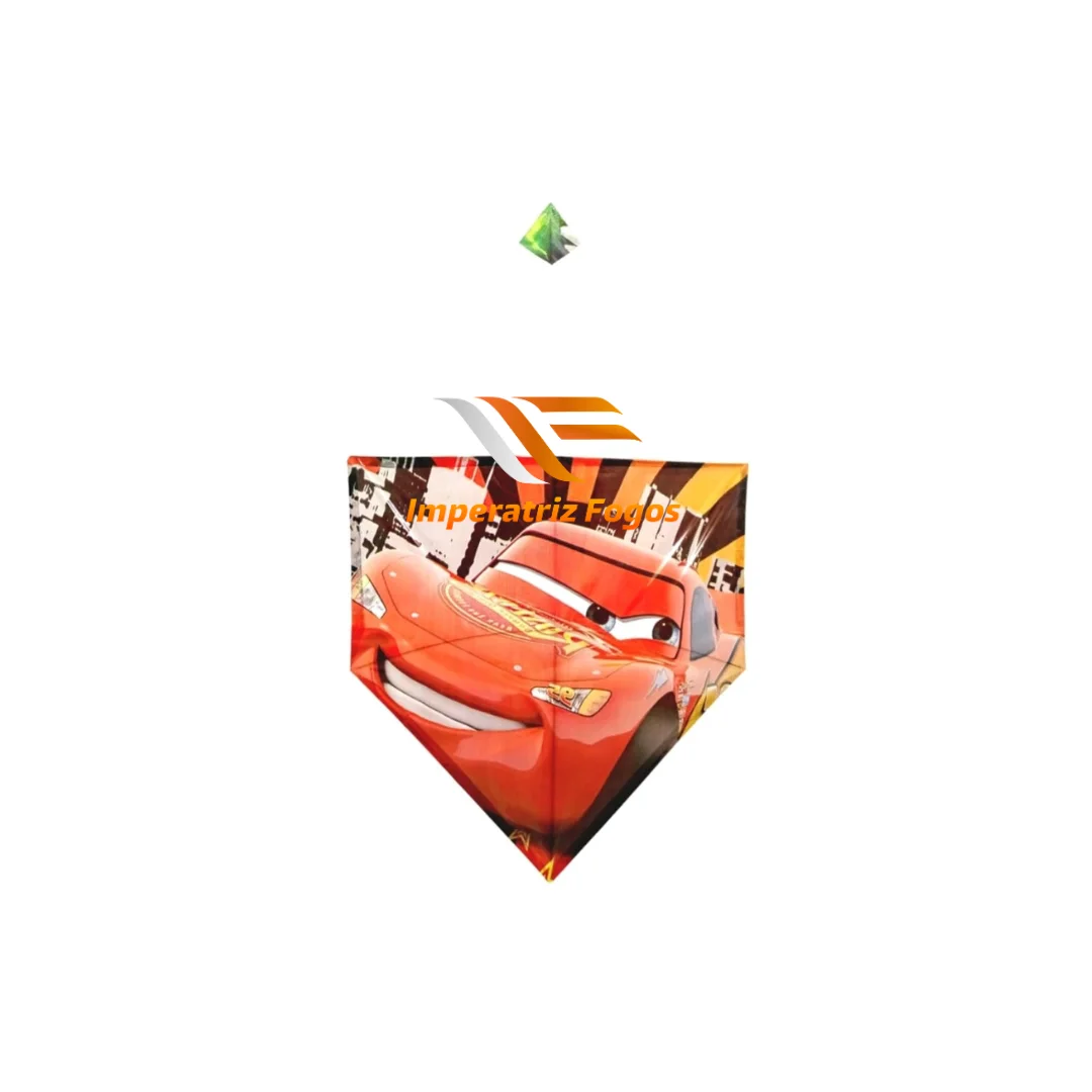 Pipa Bico Medio 60 Cm Celofane Fantasia C/10