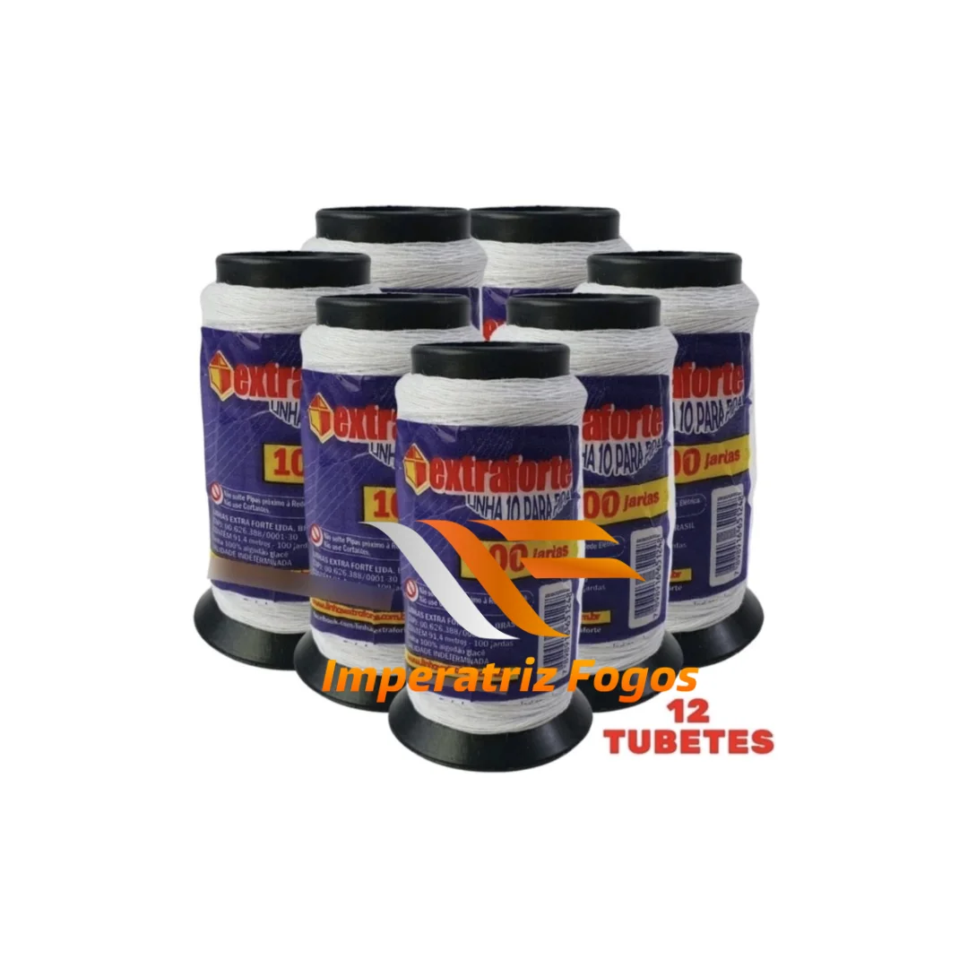 Linha Extra Forte 100 Jardas C/12 Unidades